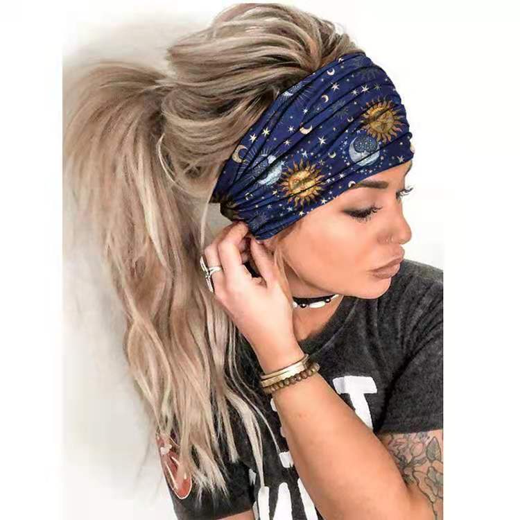 Women's Yoga Headscarf Wide Hair Band